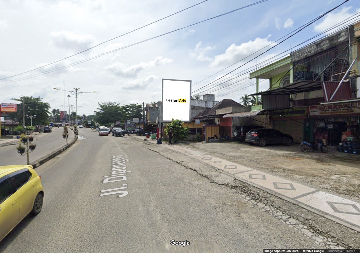 Junior Billboard Ad Space Diponegoro Street (City Park), Rambah District, Rokan Hulu, Riau