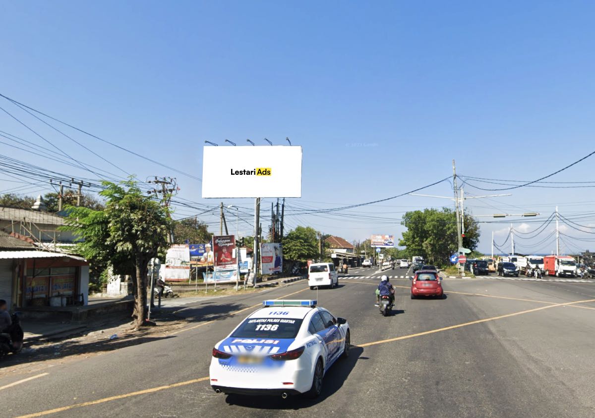 Billboard Advertising on Ida Bagus Mantra Street, Gianyar, Bali