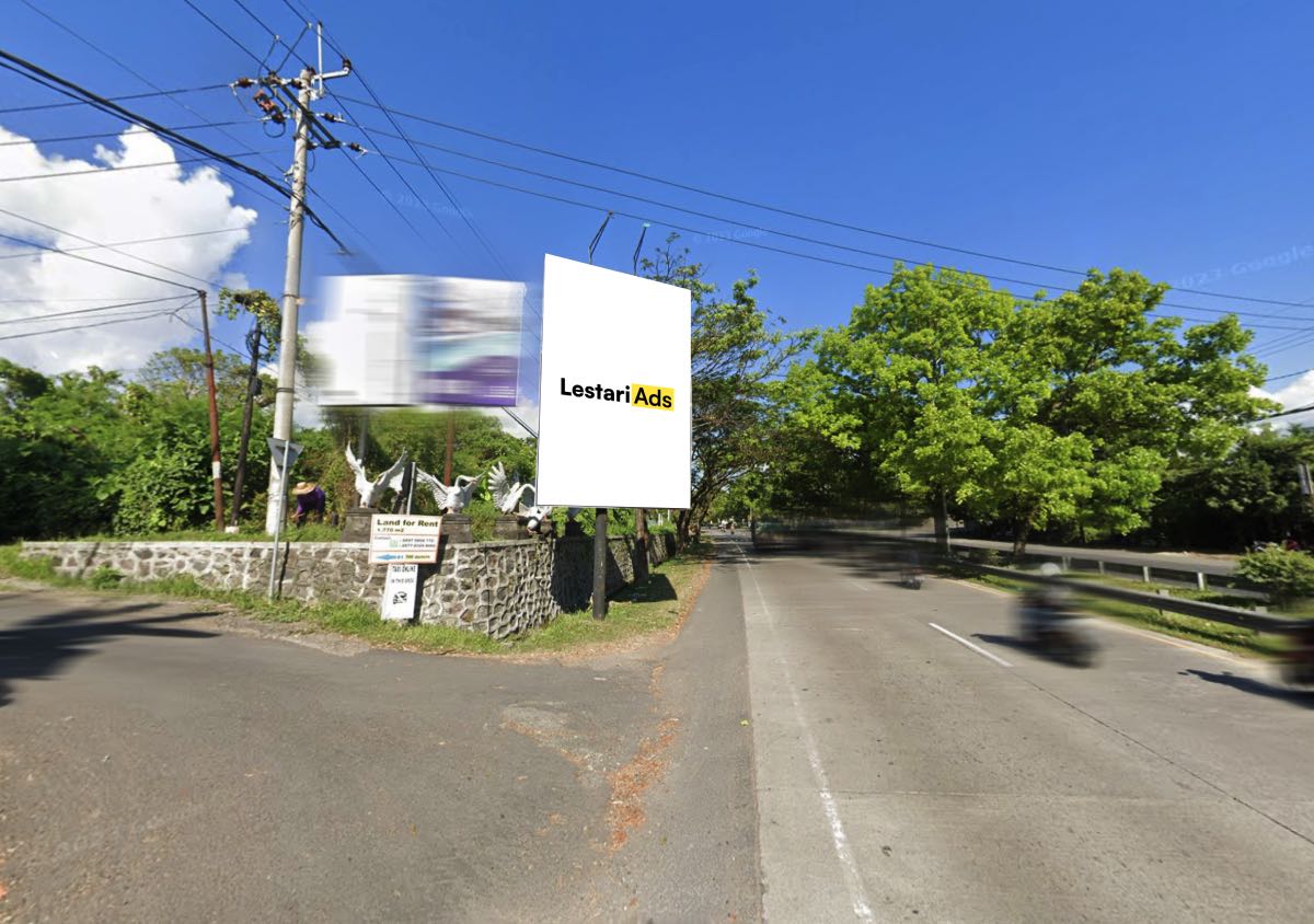 Billboard Advertising on Keramas Beach, Gianyar, Bali