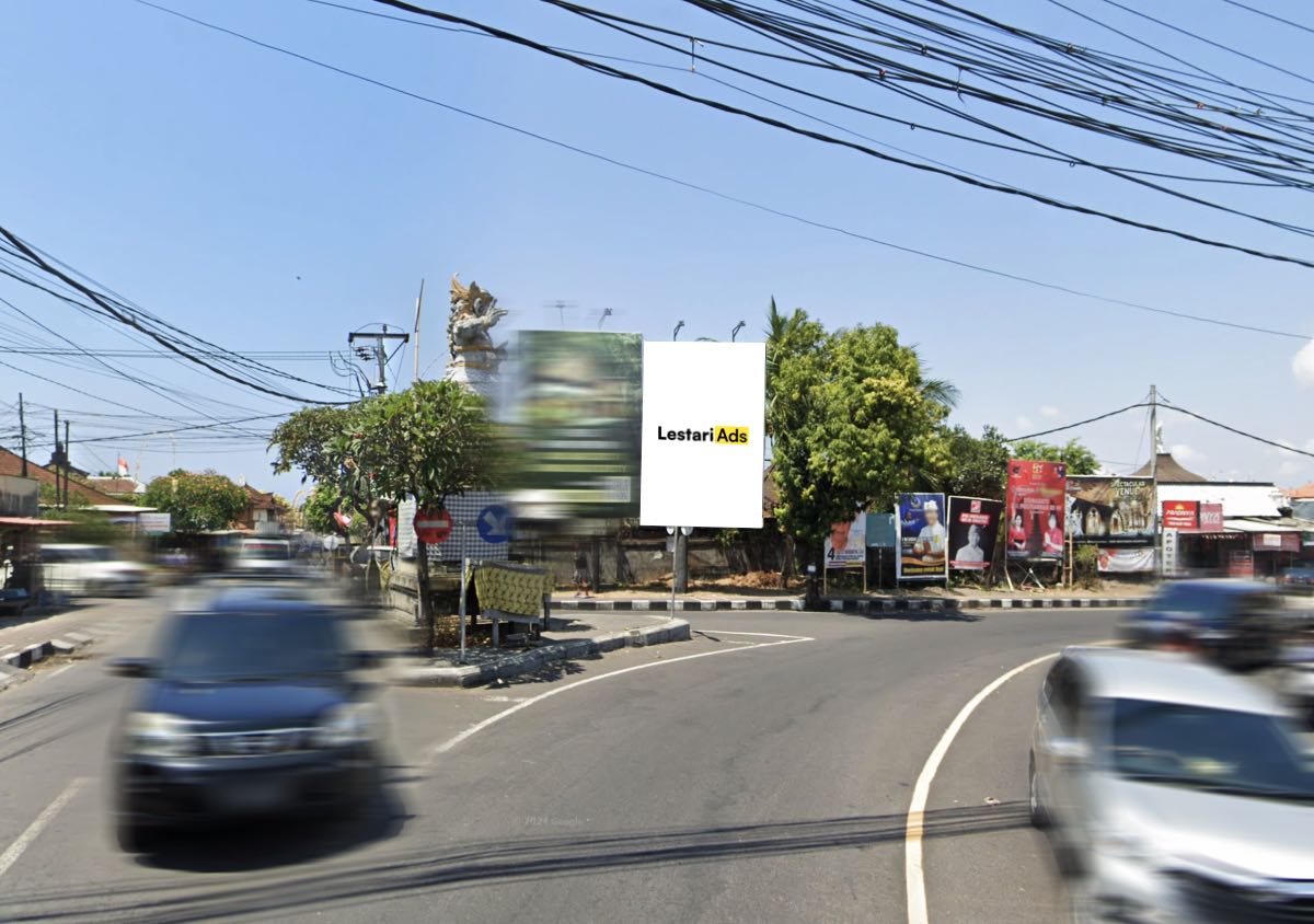Billboard Advertising on Batubulan Main Road, Gianyar, Bali