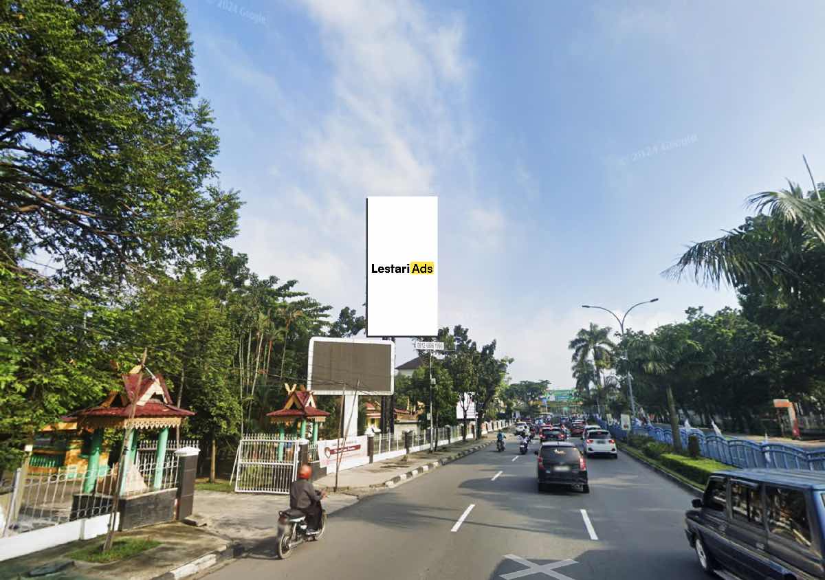 Billboard Ad Space Jendral Sudirman Street, in front of Riau DPRD Office, Pekanbaru, Riau