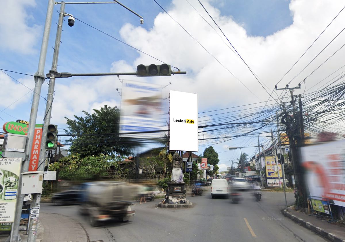 Billboard Advertising on Pura Batu Pageh, Badung, Bali