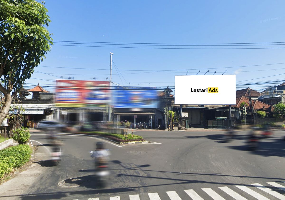 Billboard Ad Space Waturenggong Street (Sudirman Intersection), South Denpasar, Denpasar, Bali