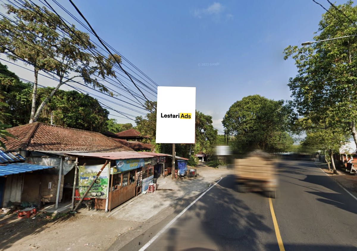 Billboard Advertising on Goa Gajah Main Road, Gianyar, Bali