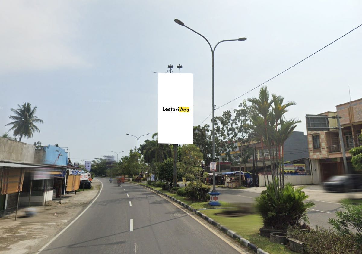 Billboard Advertising on Adinegoro Street, Padang, West Sumatra