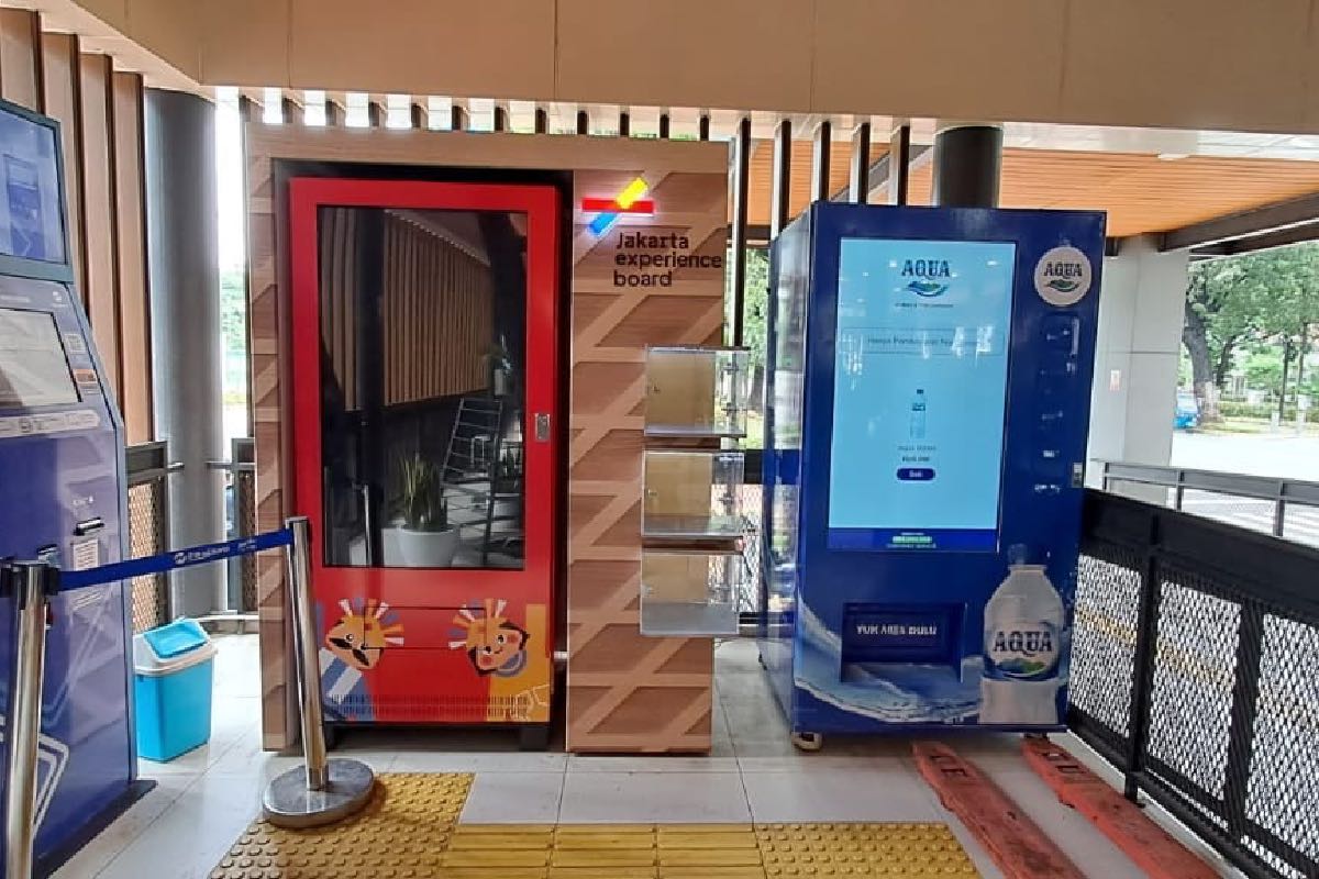 Sewa Iklan Branding Vending Machine, Jakarta