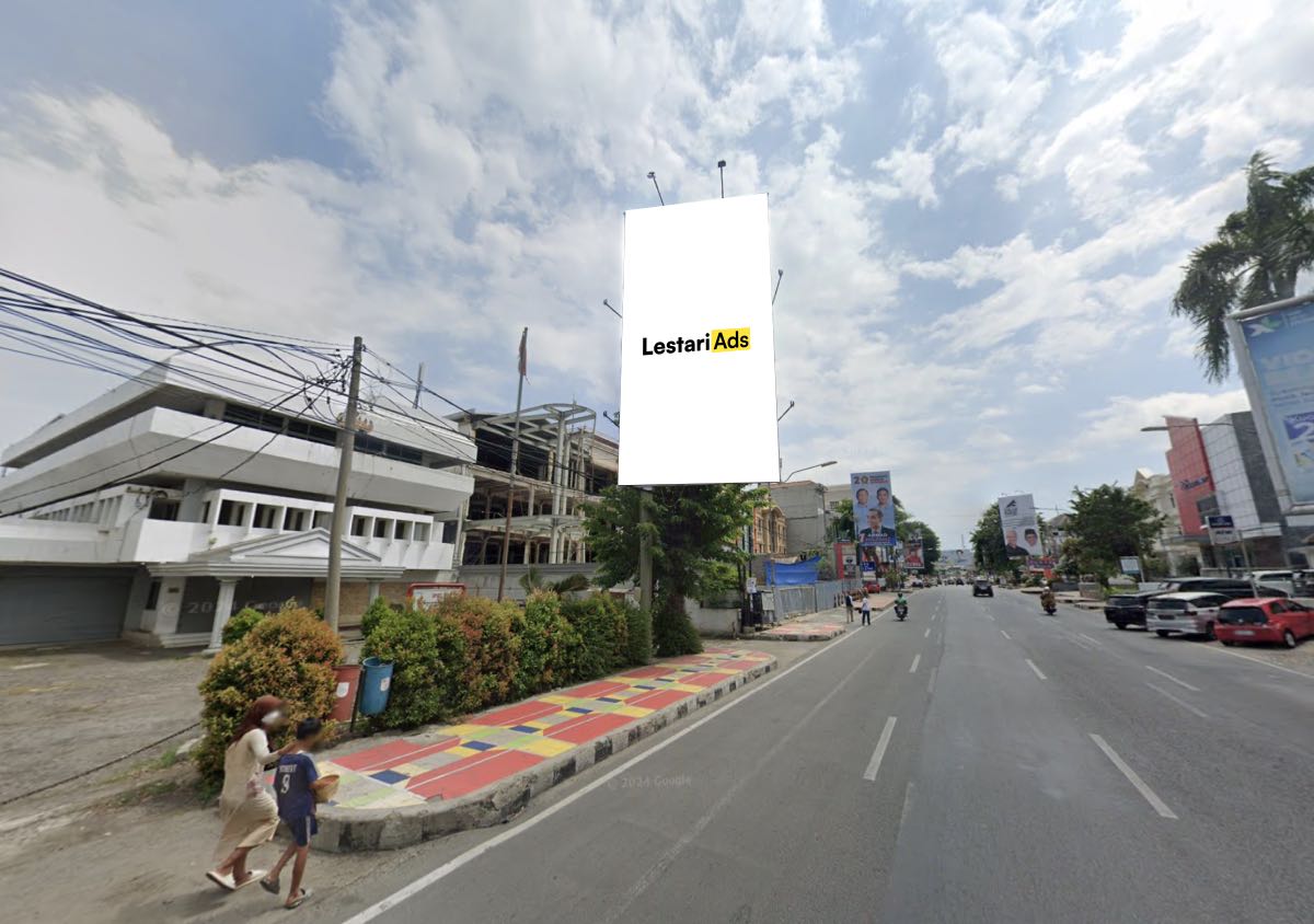 Billboard Ad Space Raden Intan Street, Enggal District, Bandar Lampung, Lampung